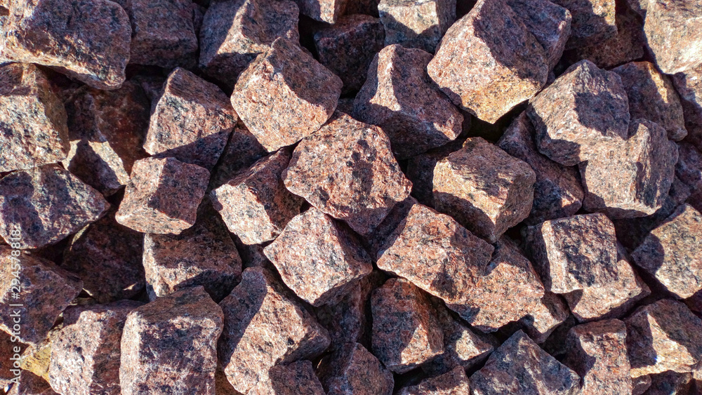 Red Granite Cubes Red Granite Cubes