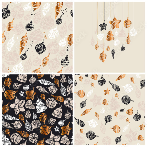 Beige and gold elegant xmas...