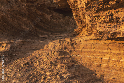 Beautiful layers of sedimentary rocks