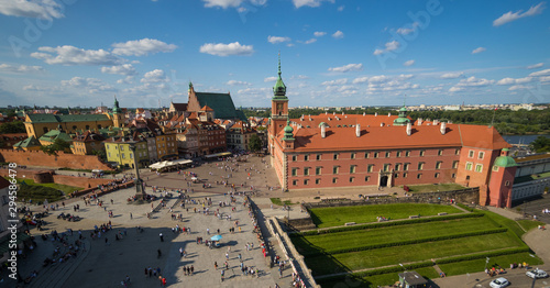 Warsaw, Poland - capital and largest city of Poland, Warsaw displays a colorful Old Town, a Unesco World Heritage due to its wonderful Gothic and Baroque architecture