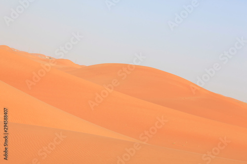 beautiful desertscape at united arab emirates