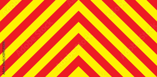 Red And Yellow Chevron Background