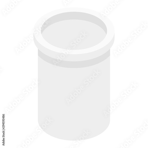 Food jar icon. Isometric of food jar vector icon for web design isolated on white background