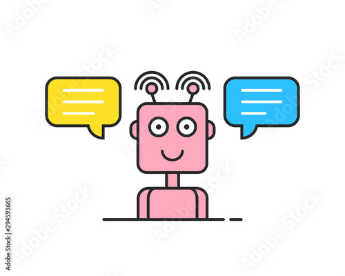 pink contour support chatbot logo