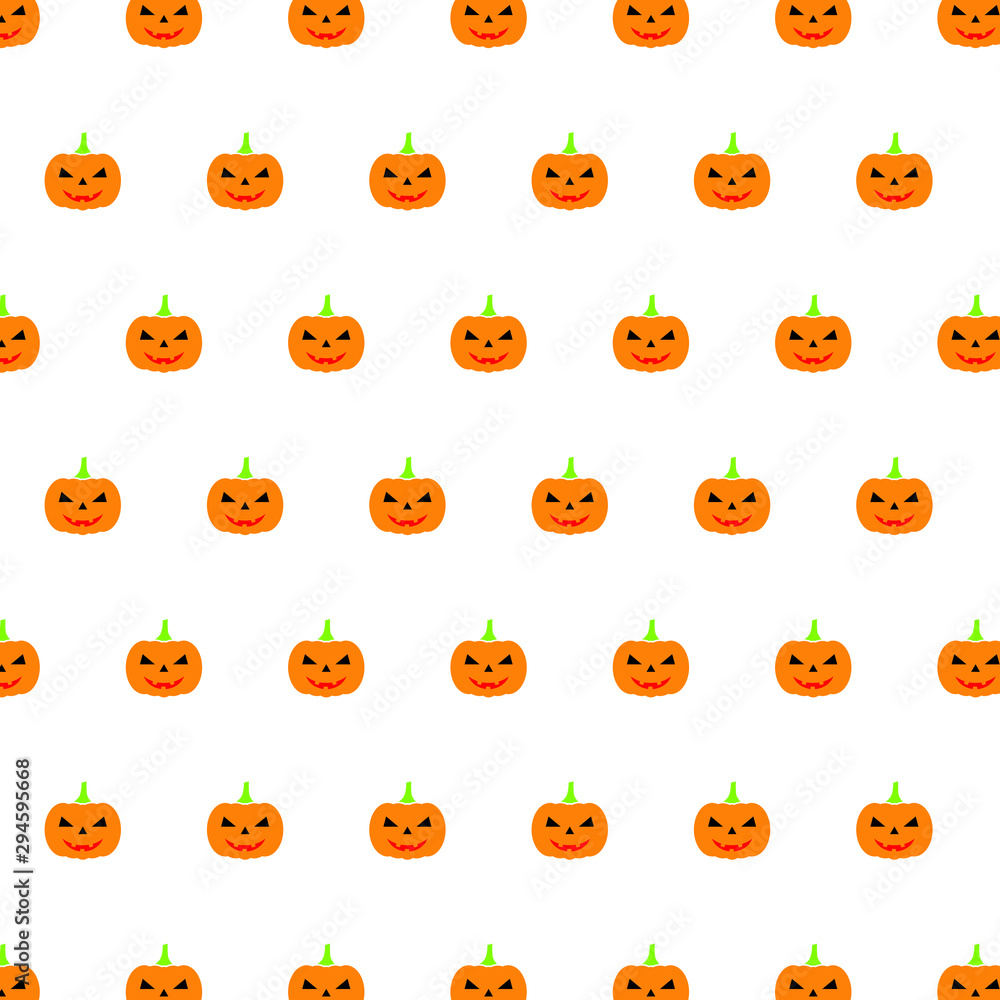 Fototapeta premium pumpkin background. seamless pattern . Happy Halloween, Thanksgiving texture