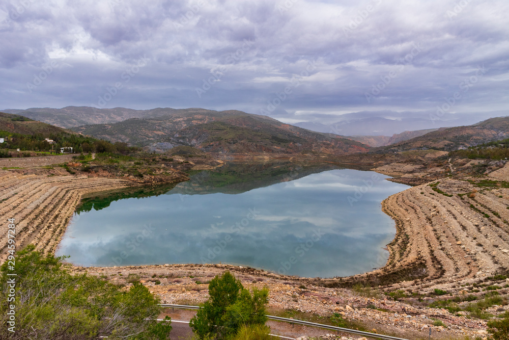 Beninar reservoir in the spring