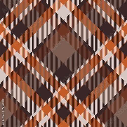 Tartan scotland seamless plaid pattern vector. Retro background fabric. Vintage check color square geometric texture.