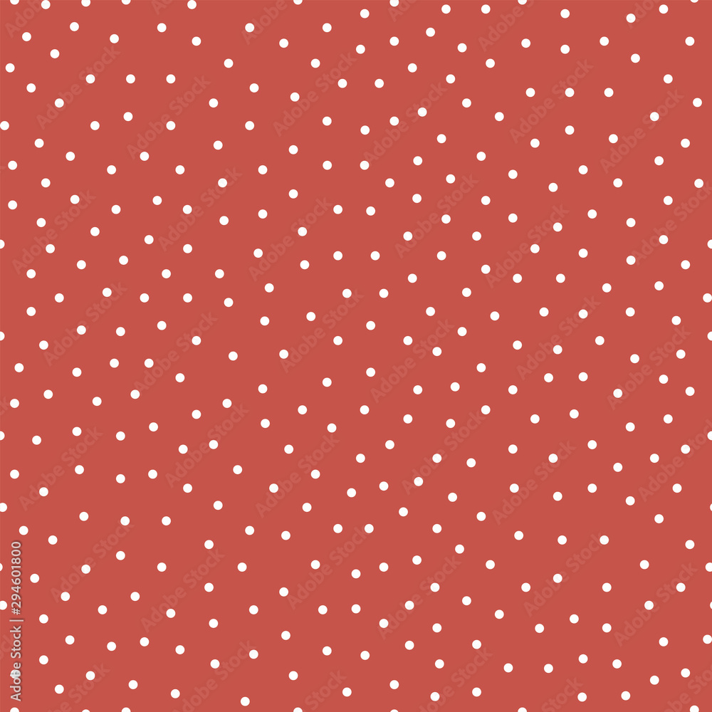 White points of confetti. Abstract chaotic scatter on a red background. Astral design. Christmas card, invitation, paper packing. Vector illustration. White points of confetti. Abstract chaotic scatter on a red background. Astral design. Christmas card, invitation, paper packing. Vector illustration.