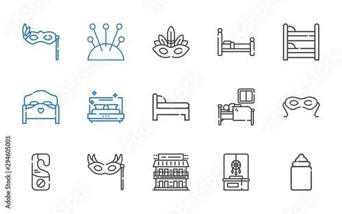 sleep icons set