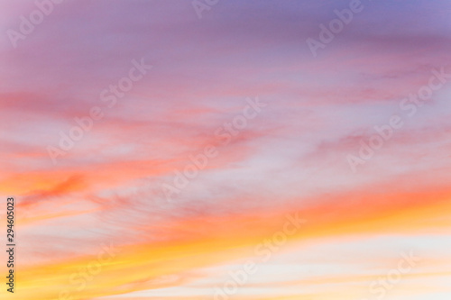 Twilight sky and cloud at morning background. 