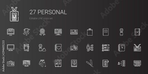 personal icons set