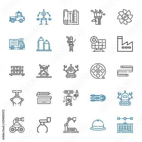 industry icons set