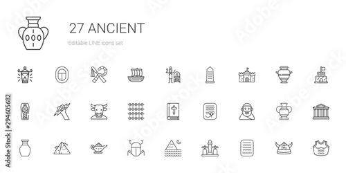 ancient icons set