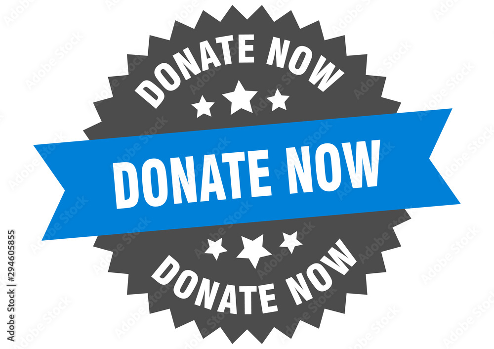 donate now sign. donate now blue-black circular band label donate now sign. donate now blue-black circular band label