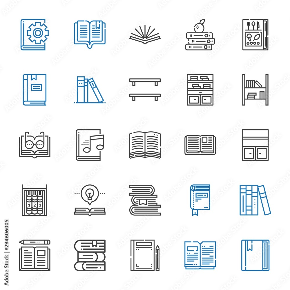 encyclopedia icons set encyclopedia icons set