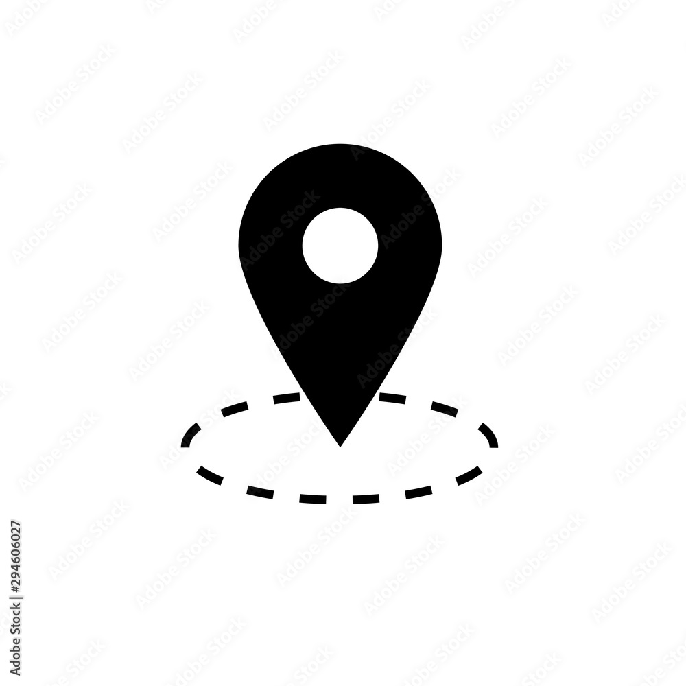 Placeholder flat symbol or location vector icon Placeholder flat symbol or location vector icon