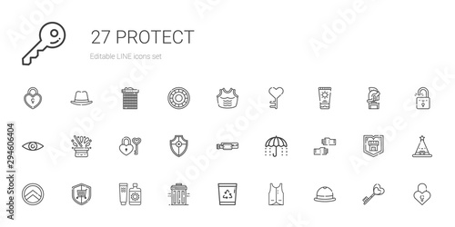 protect icons set