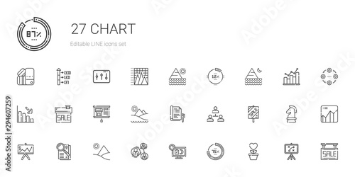 chart icons set