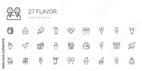flavor icons set