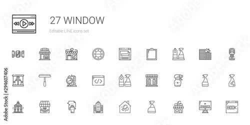 window icons set