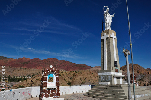 statue of the Virgin Mary,Tupiza, Bolivia photo