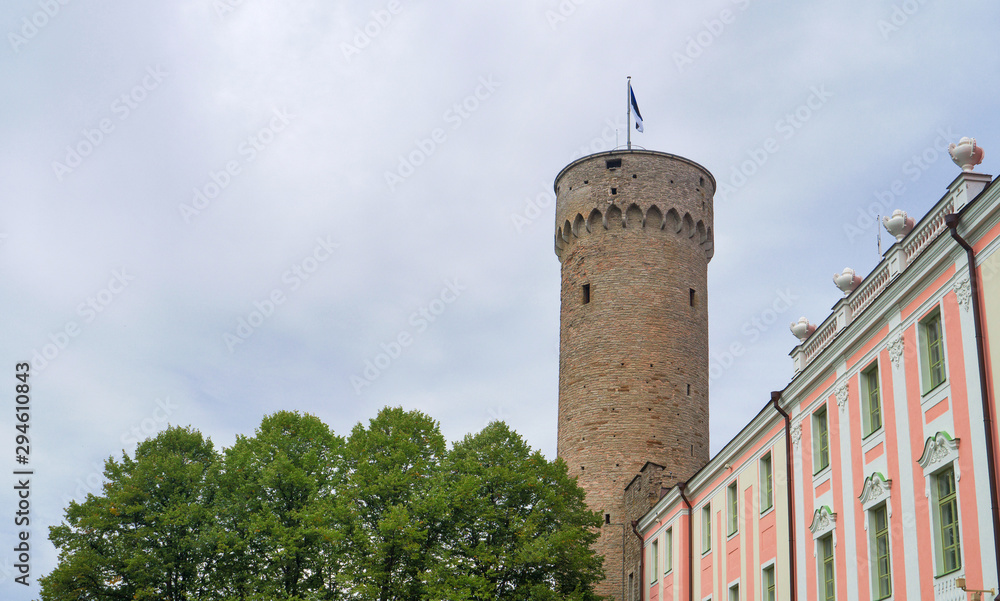 Parliament Building Of Estonia. Toompea castle.