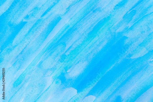 アクアブルー水彩紙・背景素材