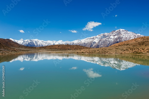Dhankar Lake. Spiti Valley  Himachal Pradesh  India