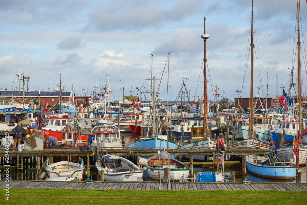 Kleiner Hafen in Dänemark