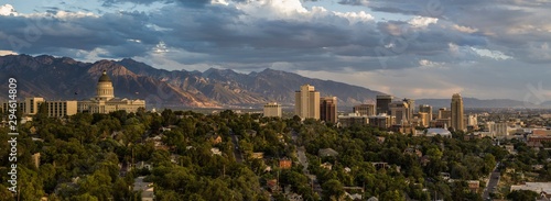Panorama of Downtown Salt Lake City