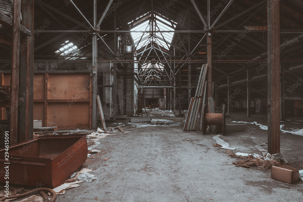 old, retro and abandoned factory old, retro and abandoned factory