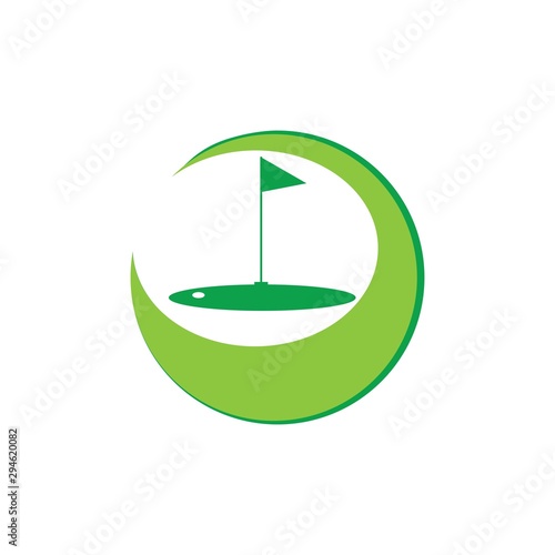 golf logo vector