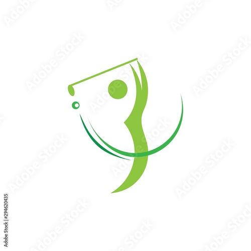 golf logo vector