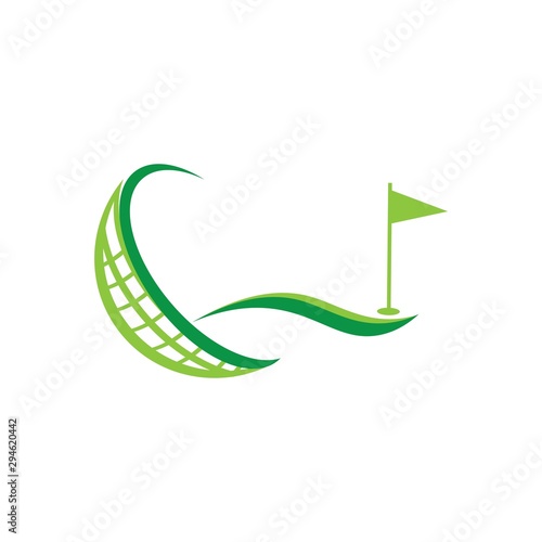 golf logo vector