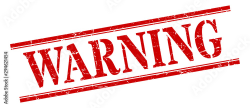 warning stamp. warning square grunge sign. warning