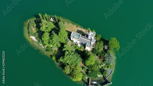 Aerial 4K - Lago D'Iseo (IT) - Isola di Loreto photo