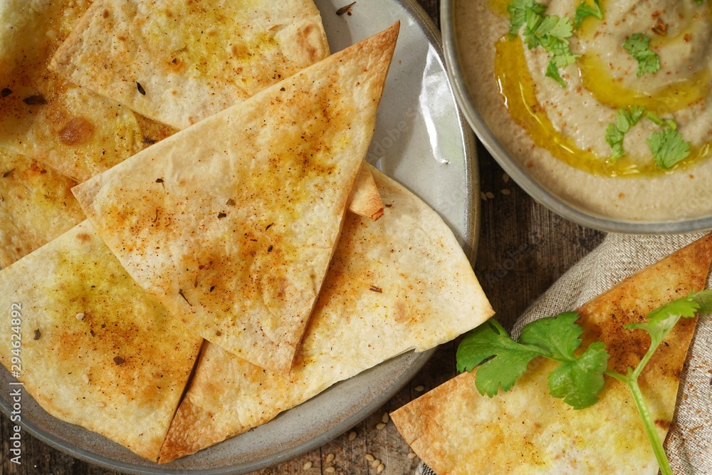 Baba ganoush,Arabian appetizer roasted eggplant dip Baba ganoush,Arabian appetizer roasted eggplant dip