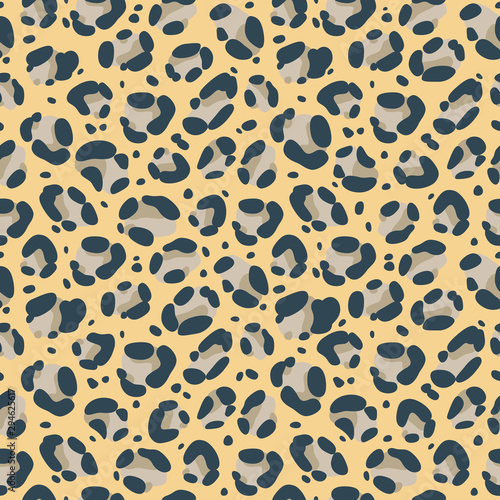 Animal print. Leopard seamless pattern. Safari seamless backdrop.