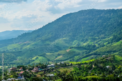 View of Mountains at Khao Kho District Phetchabun Province, northern Thailand.  © ponsulak