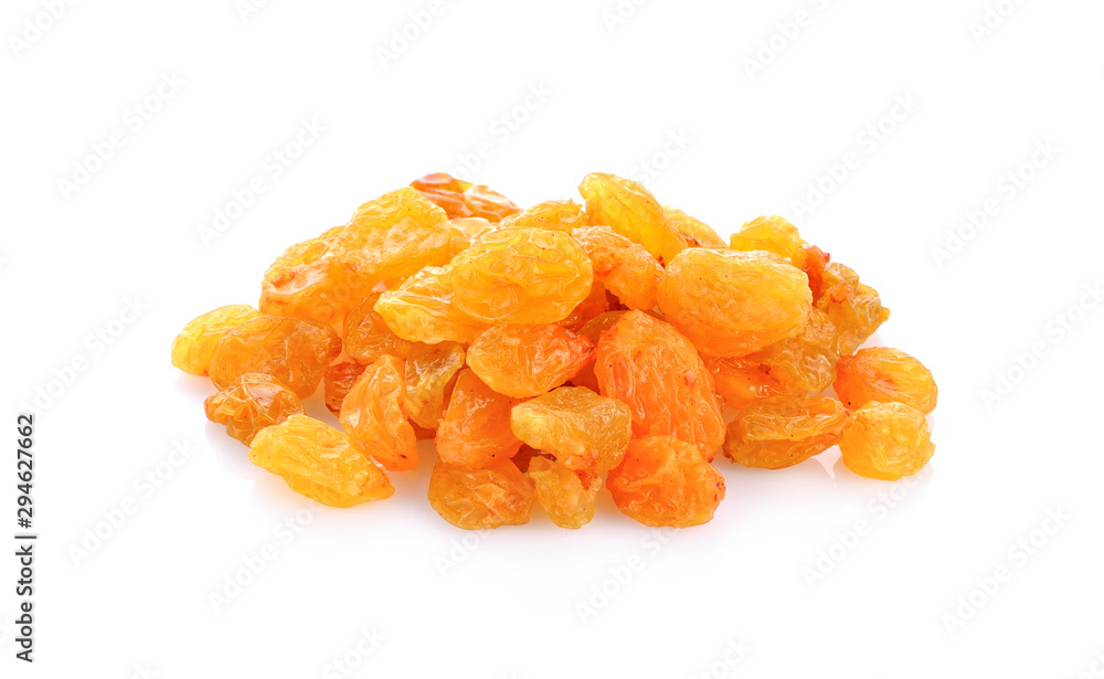 Raisins isolated on white background. Raisins isolated on white background.