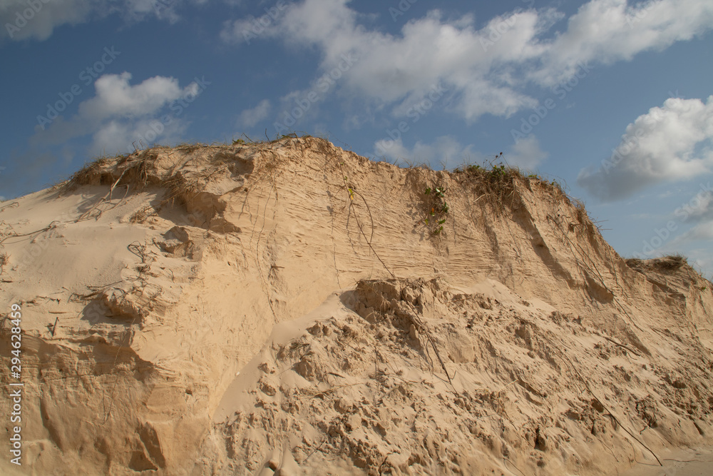 Sand cliff