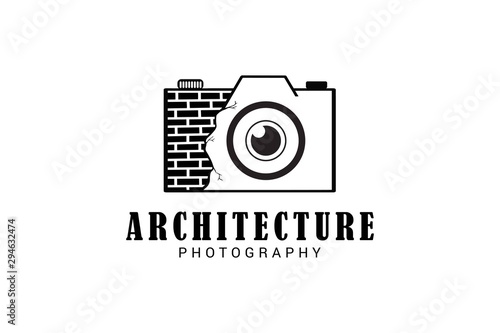 architecture photography logo template