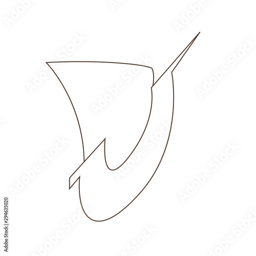 logo ship vector illustration simple