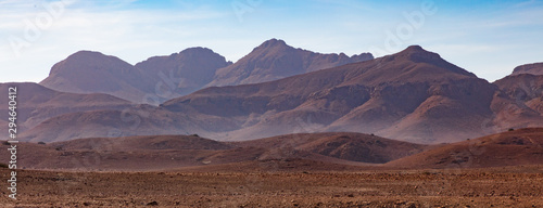 Fototapeta Naklejka Na Ścianę i Meble -  The Desolate but Stunning Landscape of Damaraland, part of the Erongo Region in Namibia