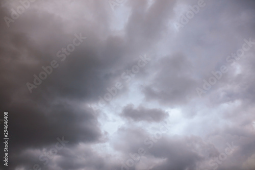 Thunderclouds as an abstract background