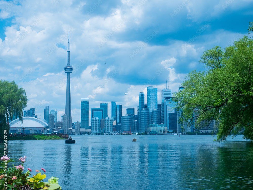 Fototapeta premium Canada Toronto Centre island landscape