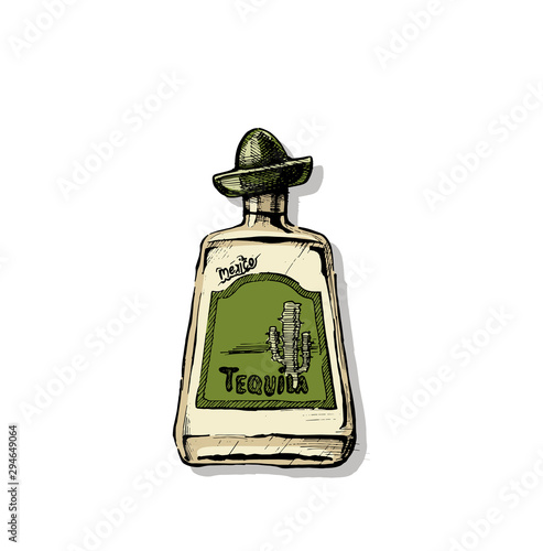 illustration of Tequila