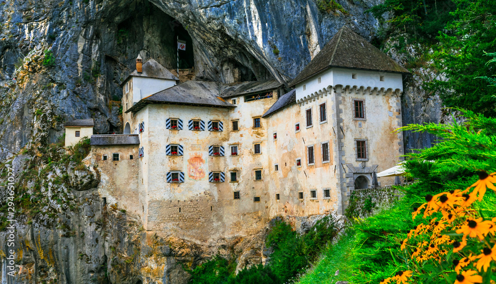 Mystrerious medieval castles of Europe - Predjama castle in Slovenia