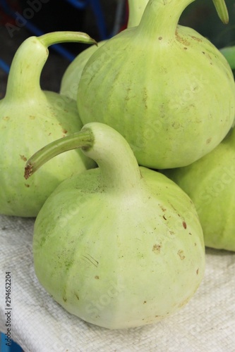 fresh calabash for cooking at street food