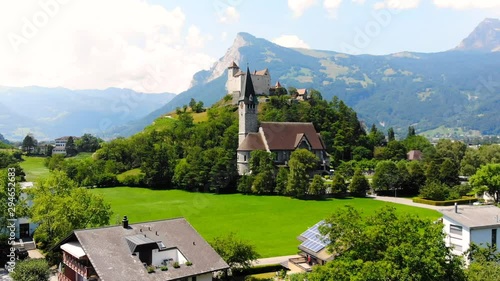 Liechtenstein video with castles and landscape 